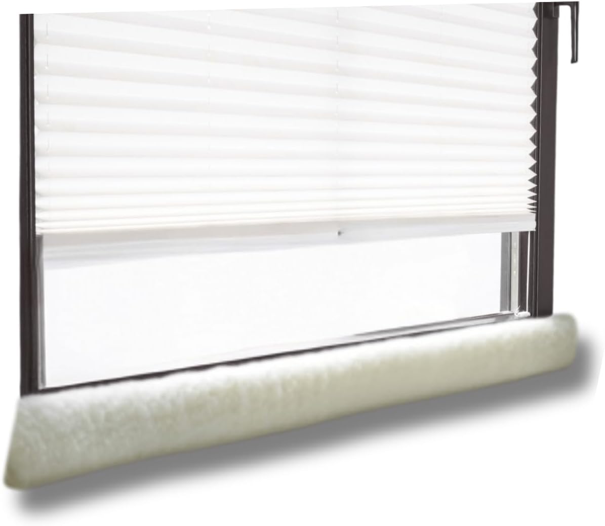 Schurwoll-Zugluftstopper für Fenster, 150 cm