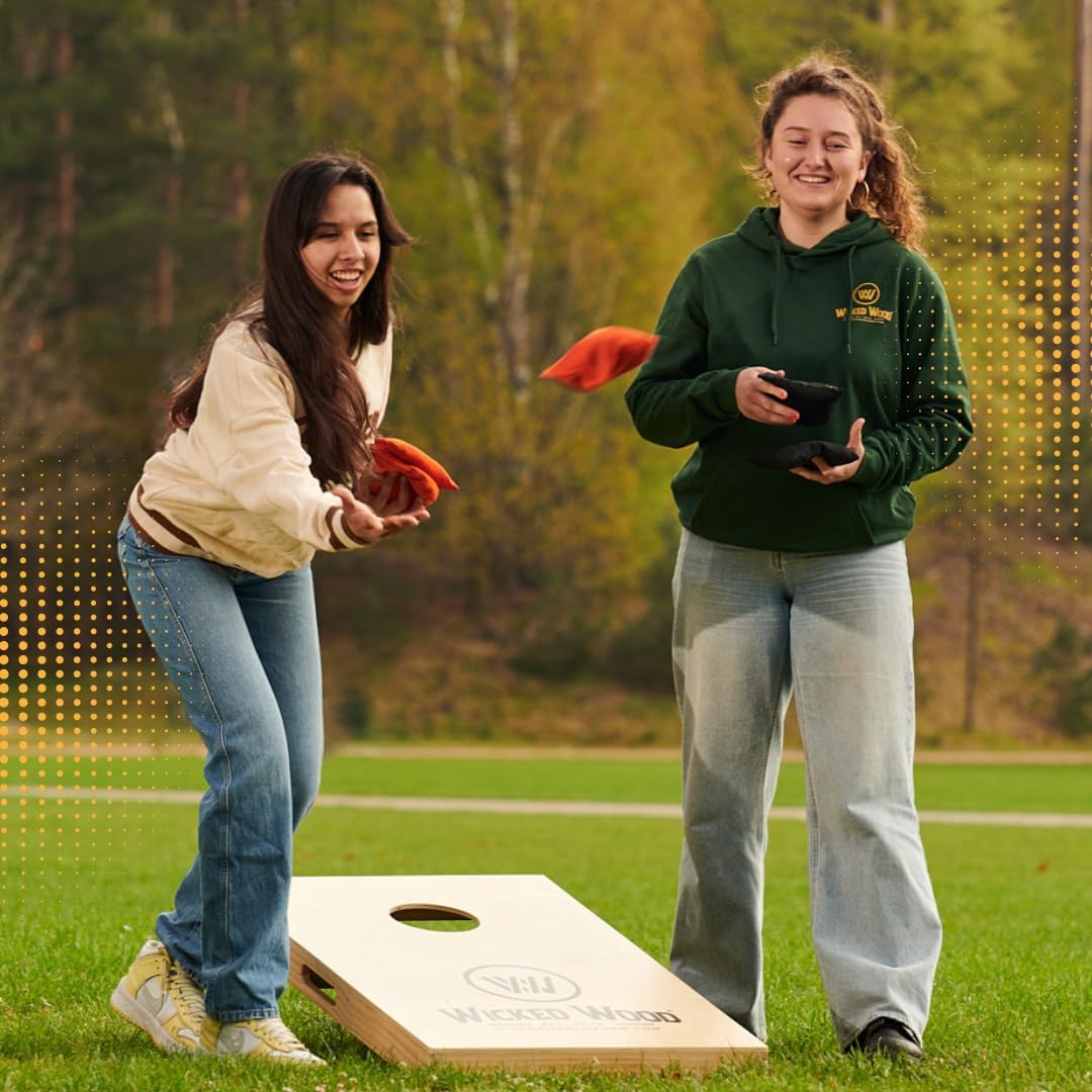 ACL-lizensiertes Cornhole-Set, Wicked Wood ACL REC Premium (15mm) 120x60 Cornhole Set