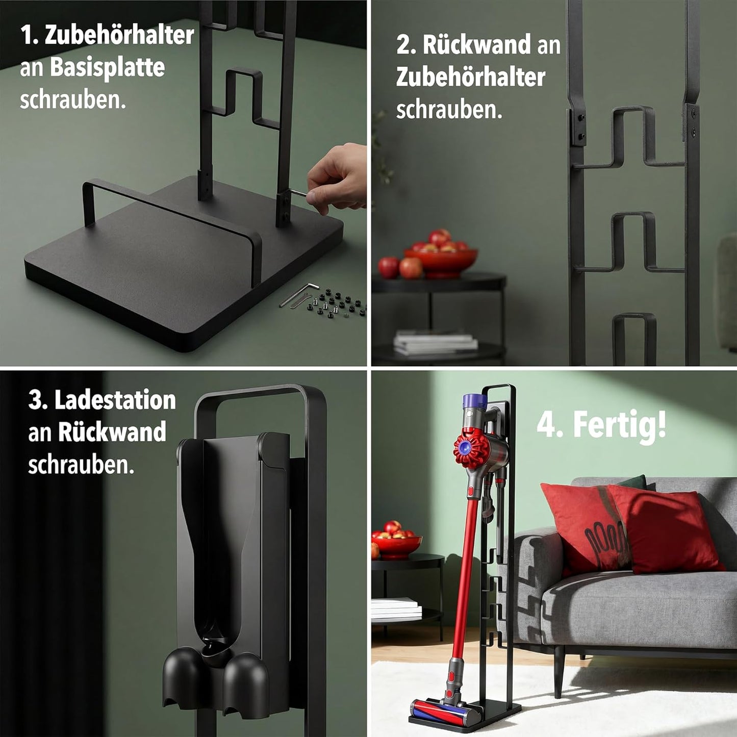 Freistehender Ständer für Dyson Akkusauger