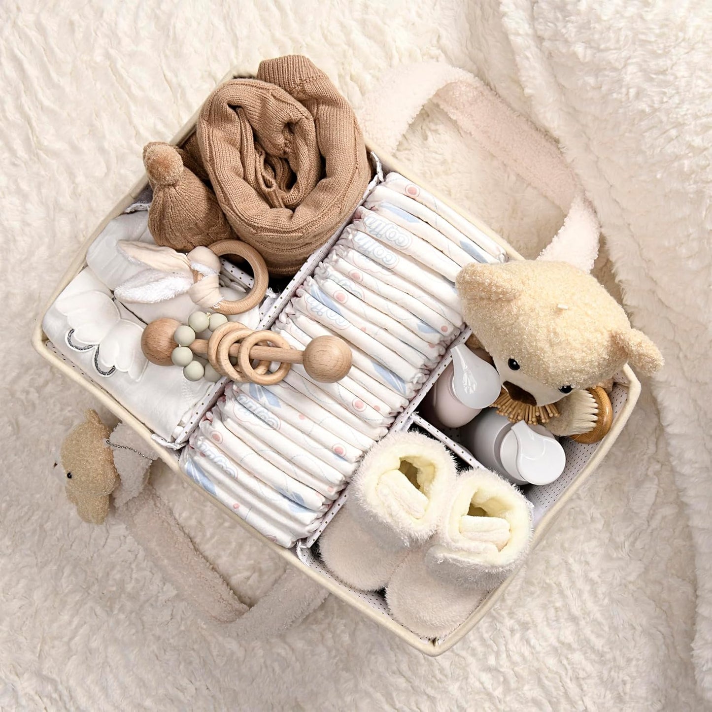 Baby-Windel-Caddy für Wickeltisch