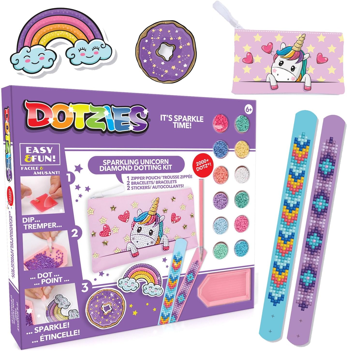Diamond Painting Set Einhornbaby, Einhornbaby