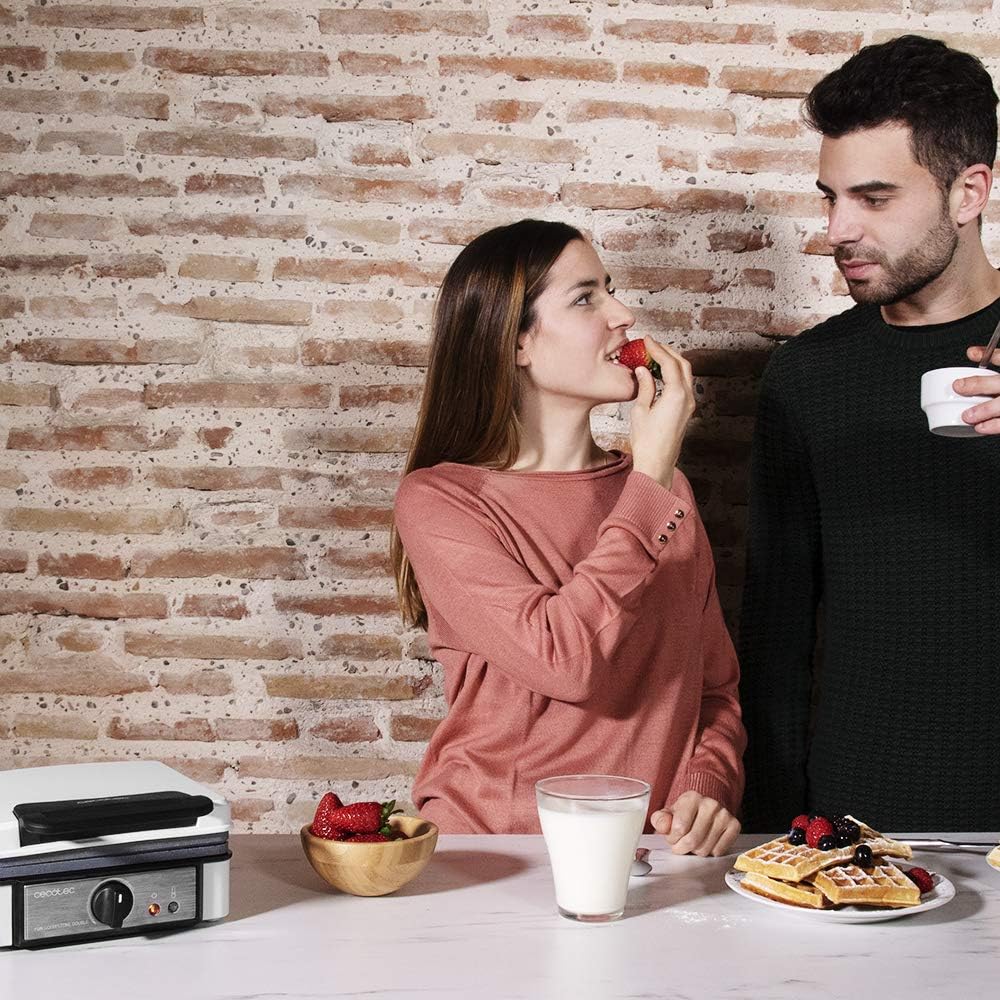 Waffeleisen Fun Gofrestone, 2 Waffeln