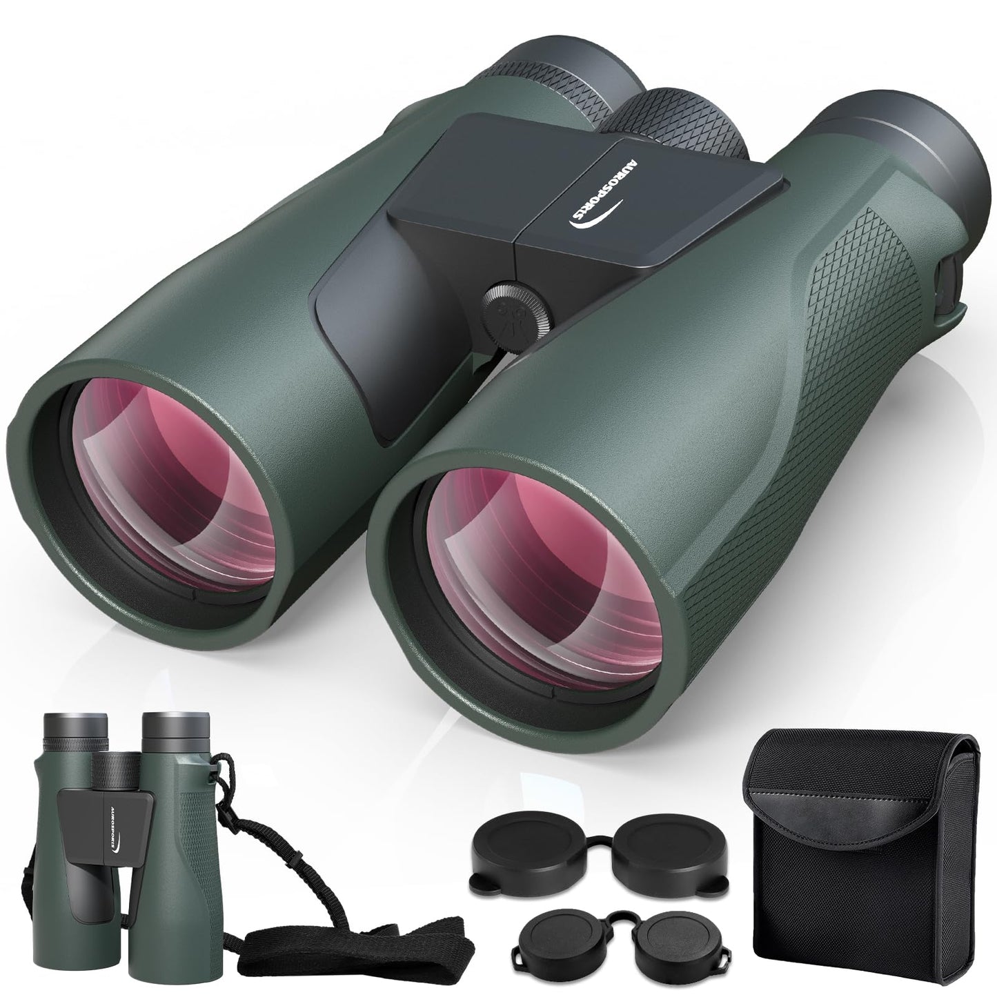 15x56 HD Fernglas für Erwachsene, Grün