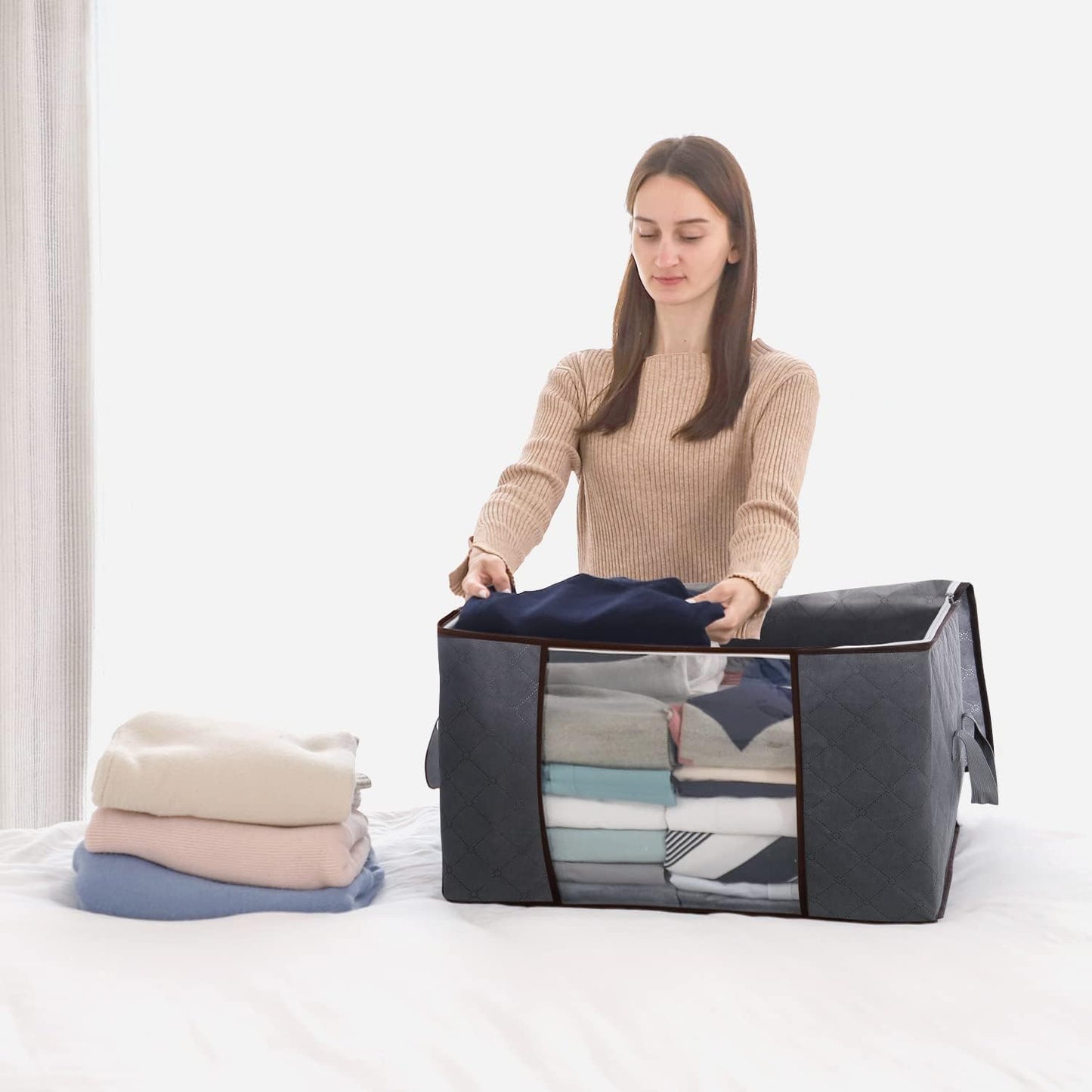 3er-Set Aufbewahrungstaschen, 90L, 3 90L
