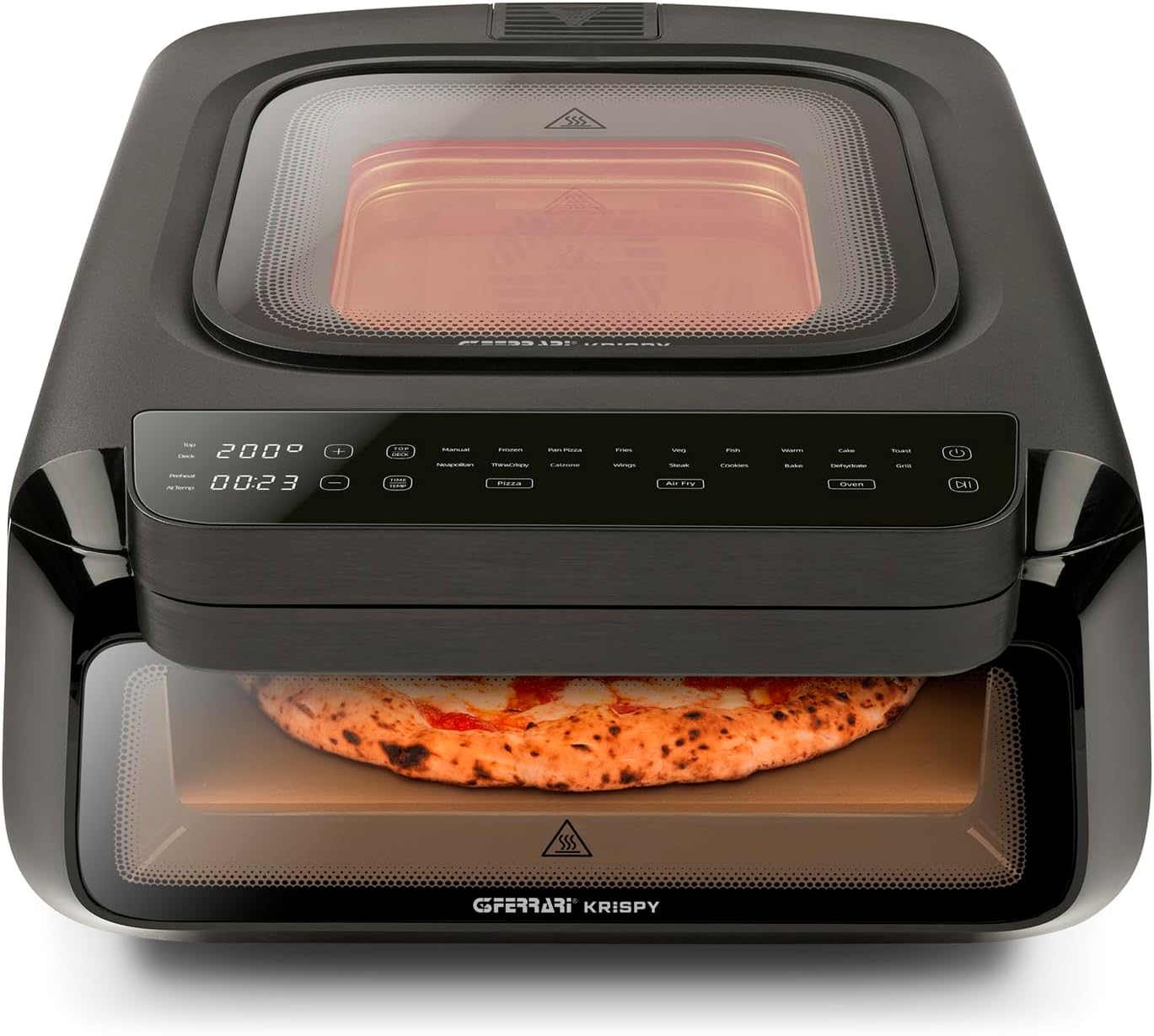 Krispy Pizzaofen & Heissluftfritteuse G10225