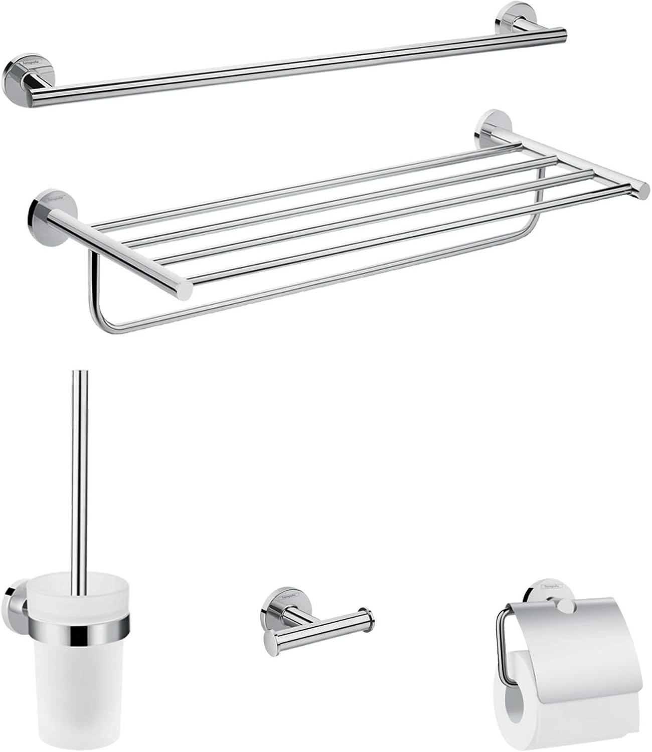 5-teiliges Bad-Accessoire-Set Logis Universal, 5er Accessoires Set