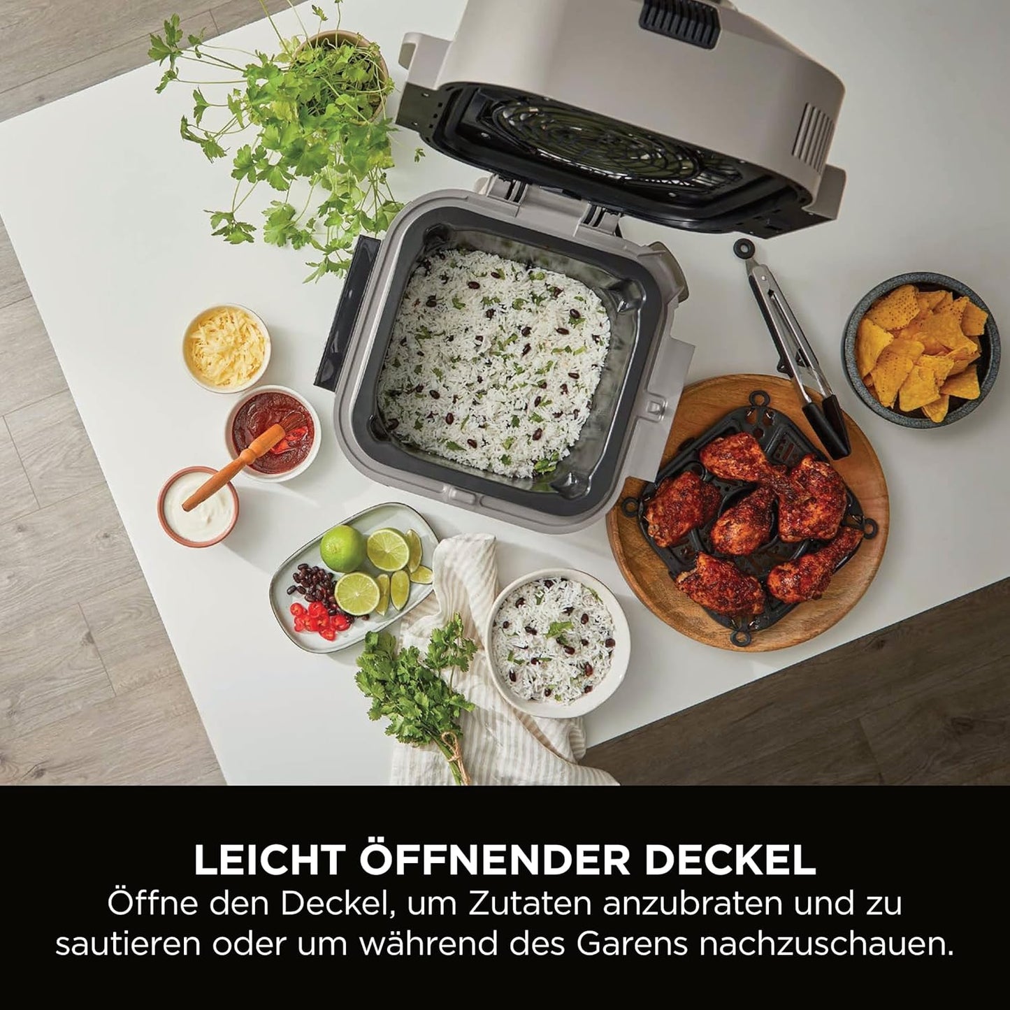 12-in-1 Multikocher ON500EUSTGD mit Air Fryer und Slow Cooker, 12-in-1 Amazon Exklusiv