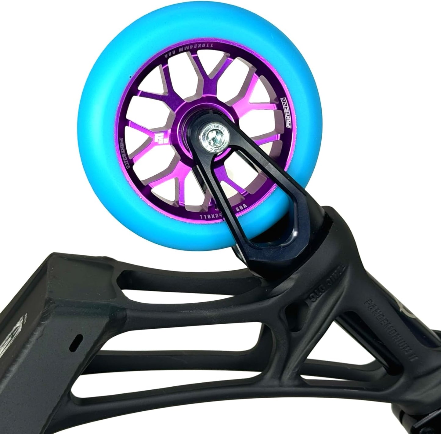 Stunt-Scooter-Ersatzrad, 110mm, Lila/Pu Türkis