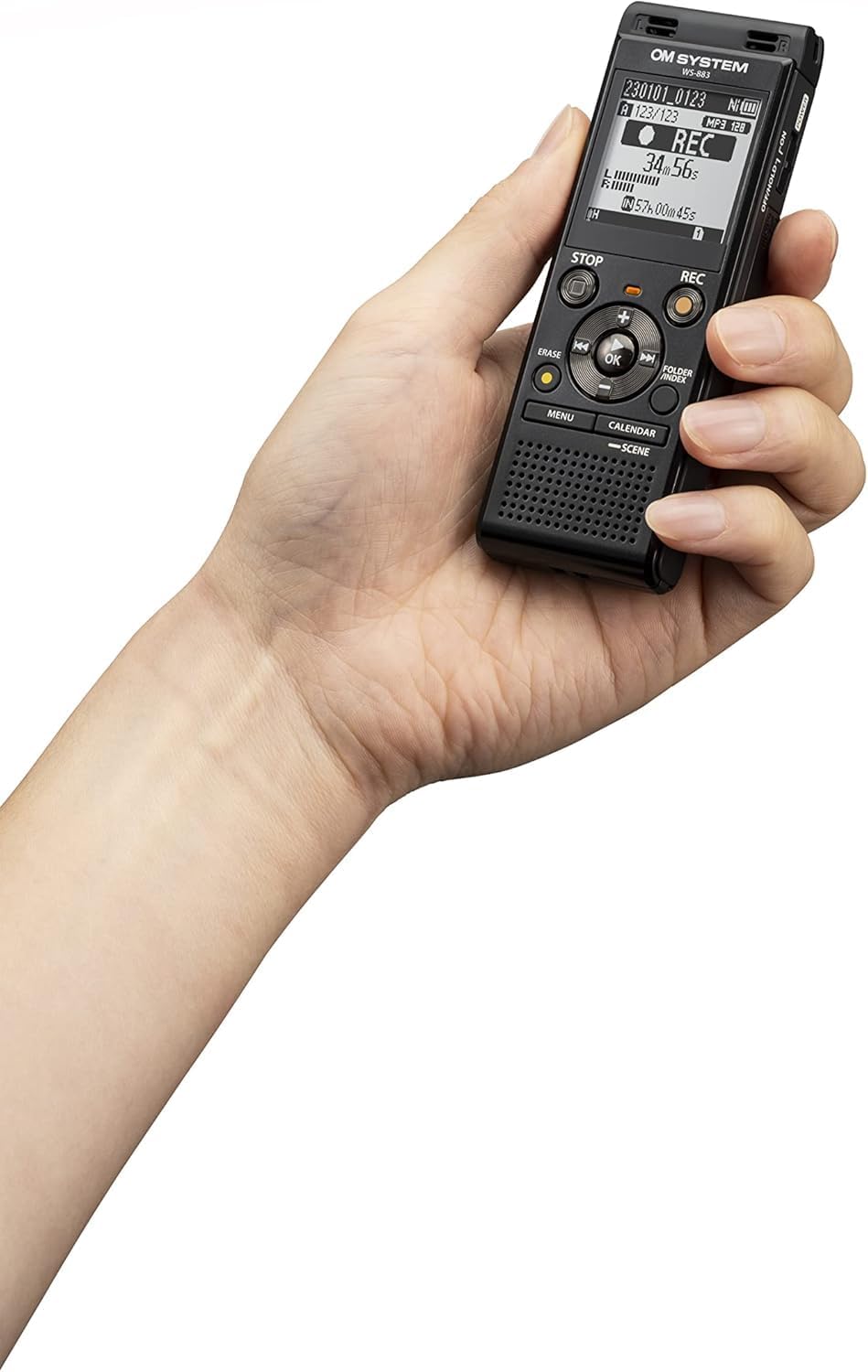 Digitaler Voice Rekorder WS-883 mit Stereomikrofonen, 8GB