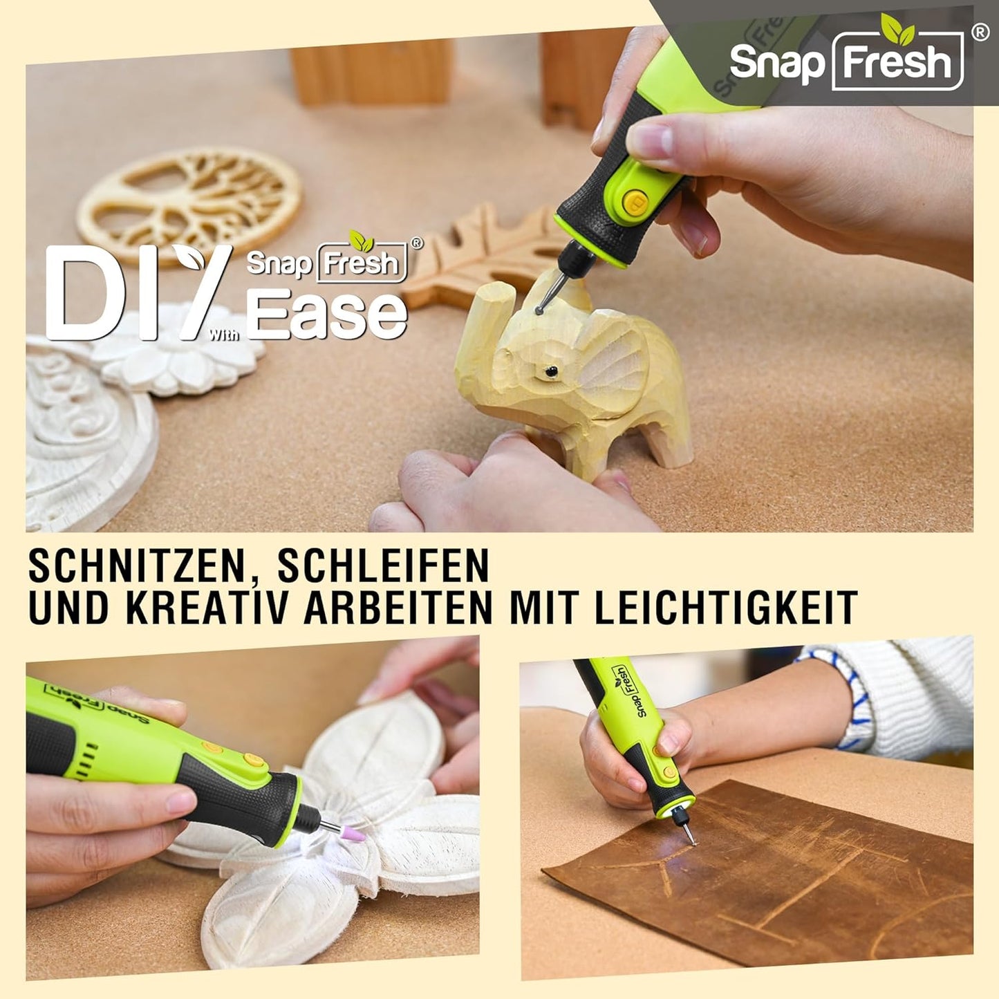 Rotationswerkzeug mit Zubehör, 8V 24 cm