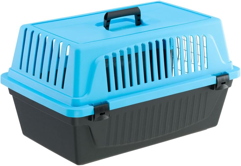 Transportbox Atlas 20 EL - Pet carriage, blue, 1 Tür L 58 x B 37 x H 32 cm Blau