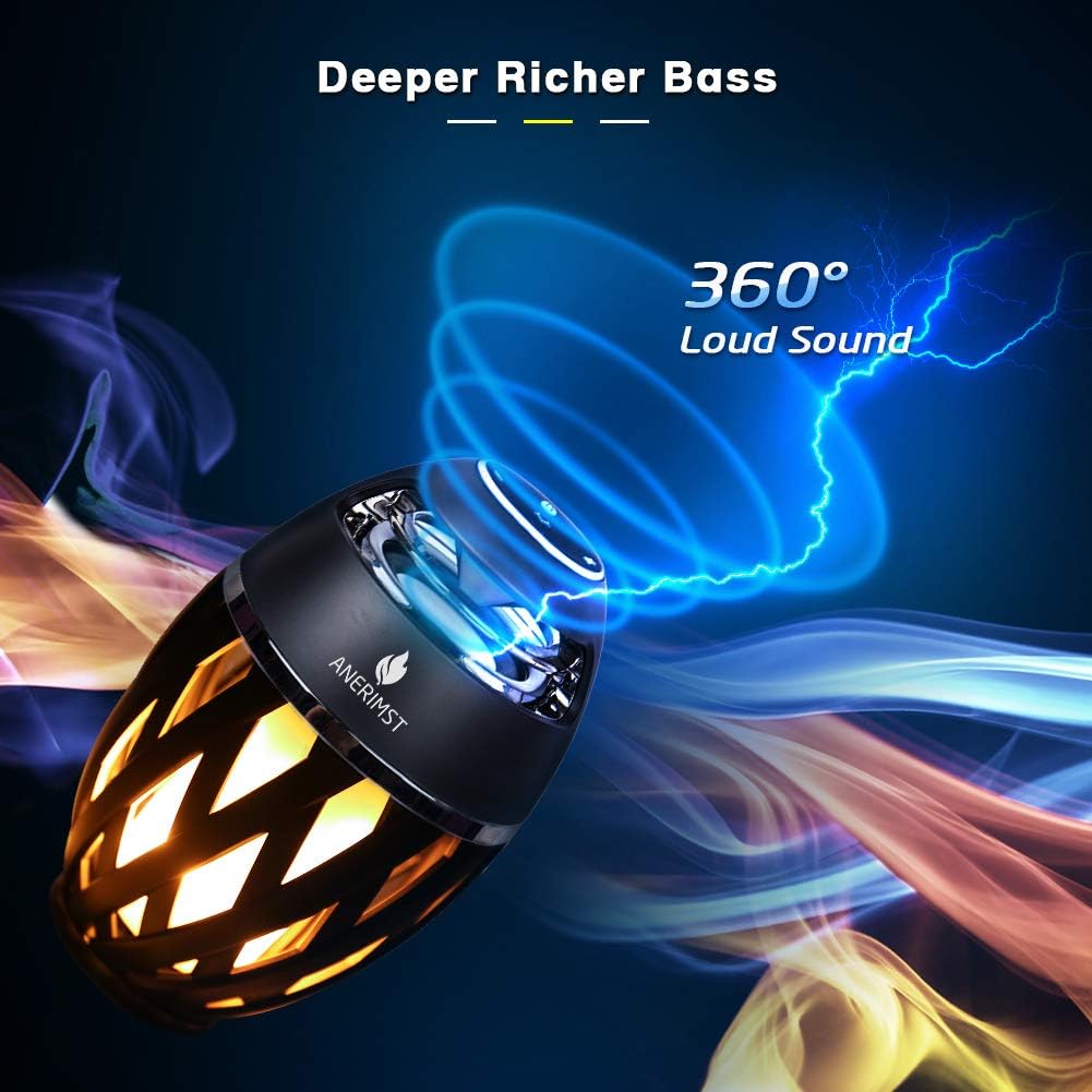 Bluetooth Lautsprecher mit Flammen Effekt