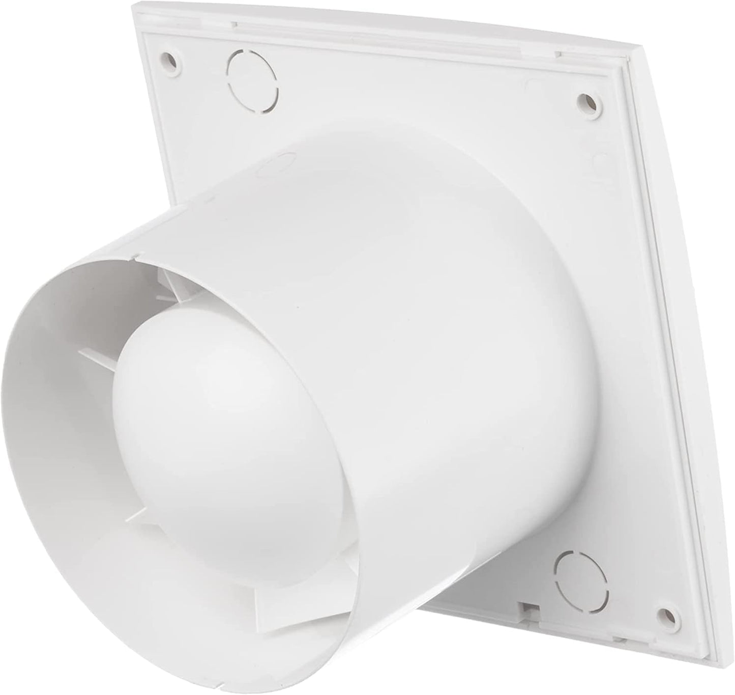 Badlüfter mit Timer & Feuchtesensor (125mm), Ø 125mm Weiss