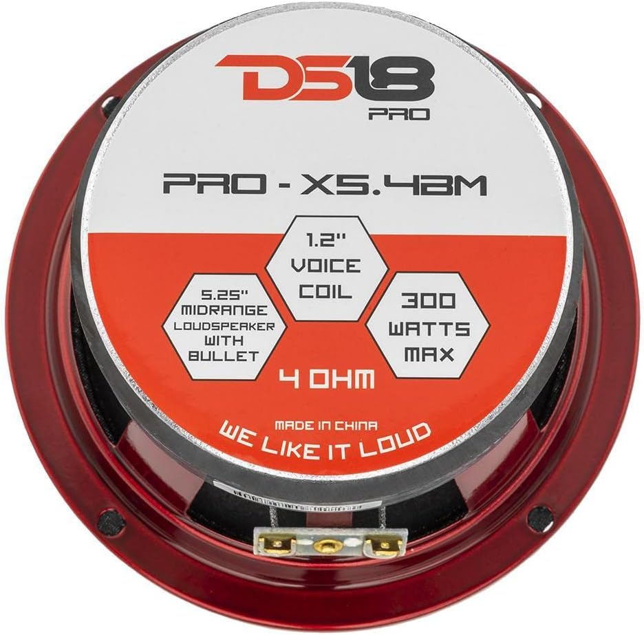 PRO-X5.4BM Midrange Lautsprecher (5,25 Zoll), 13 cm 13 Zentimeter