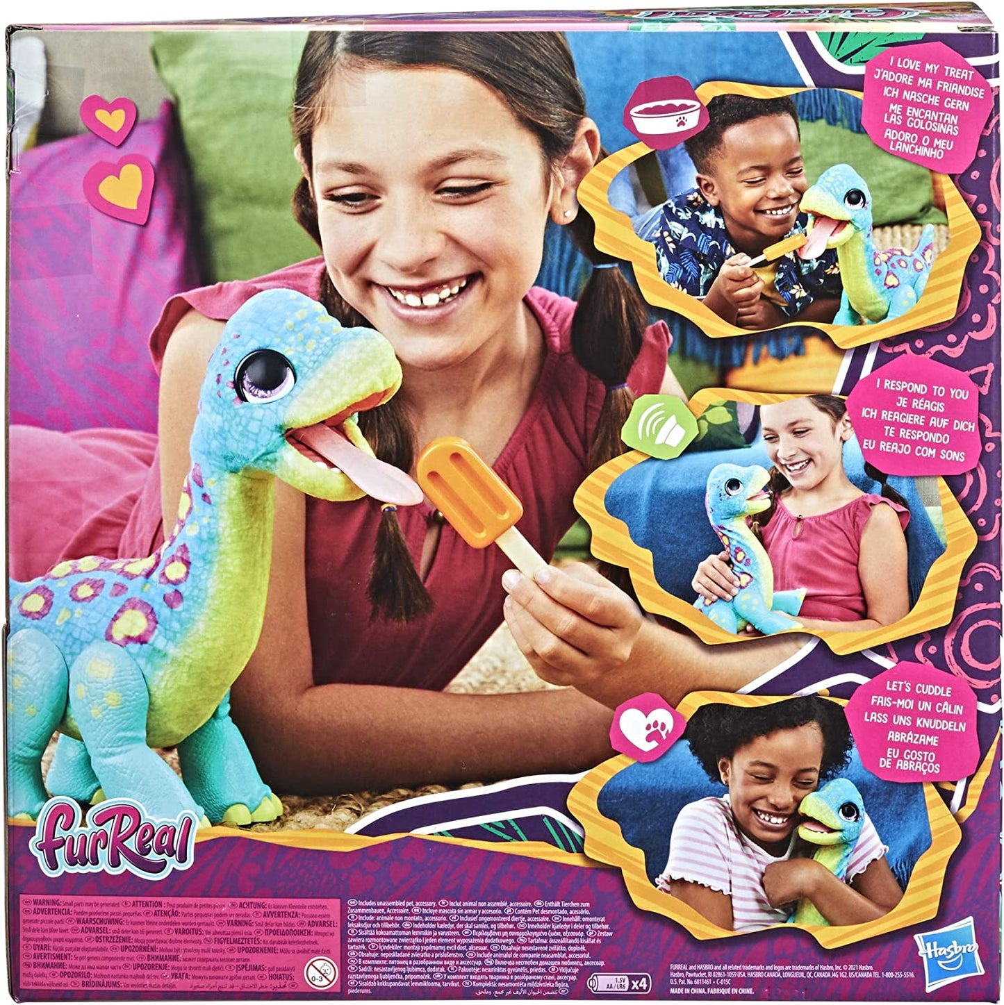 FurReal Sam, der Brontosaurus, Kuscheltier