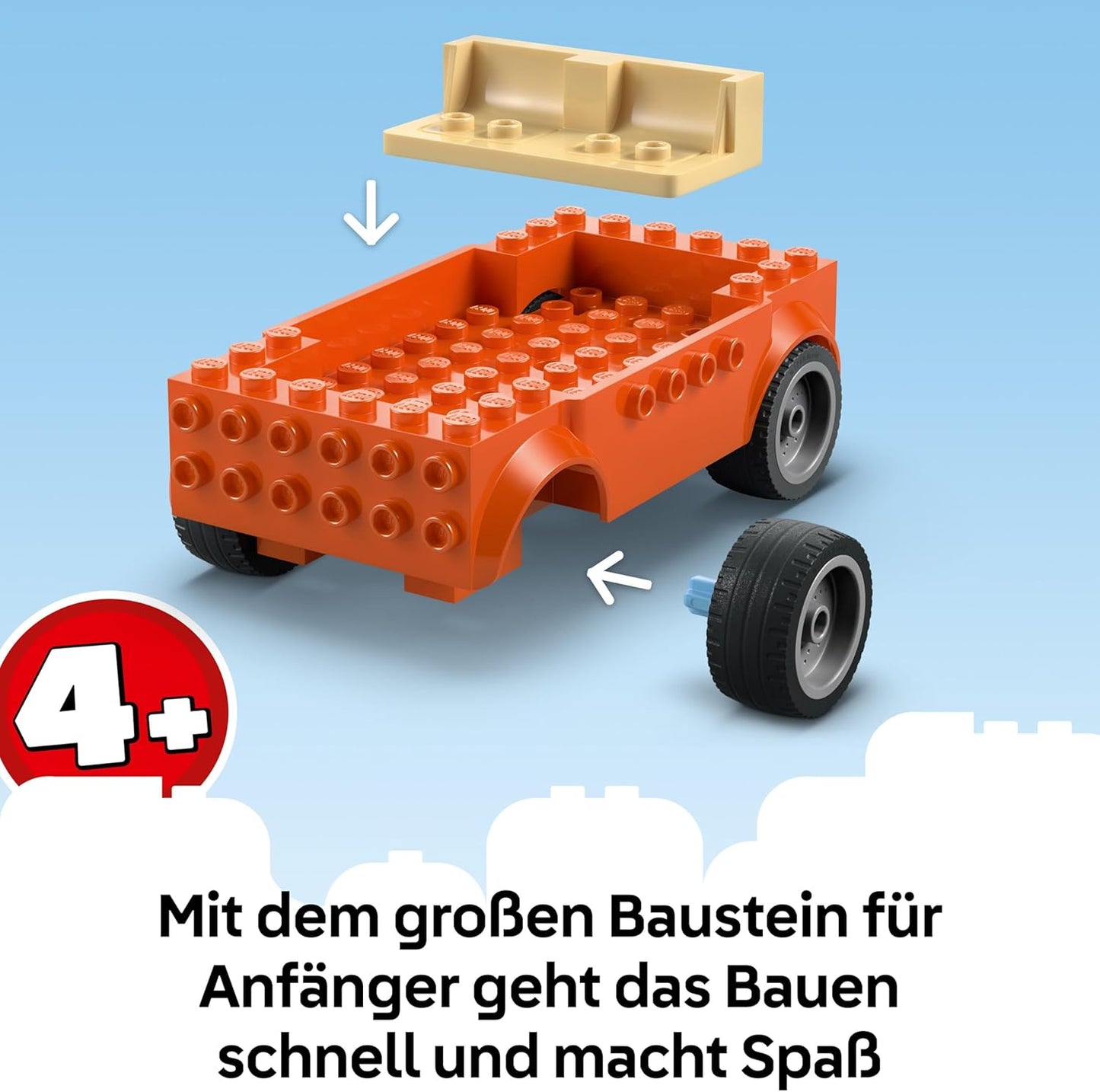 Bluey's Strand- und Familienauto-Spielset