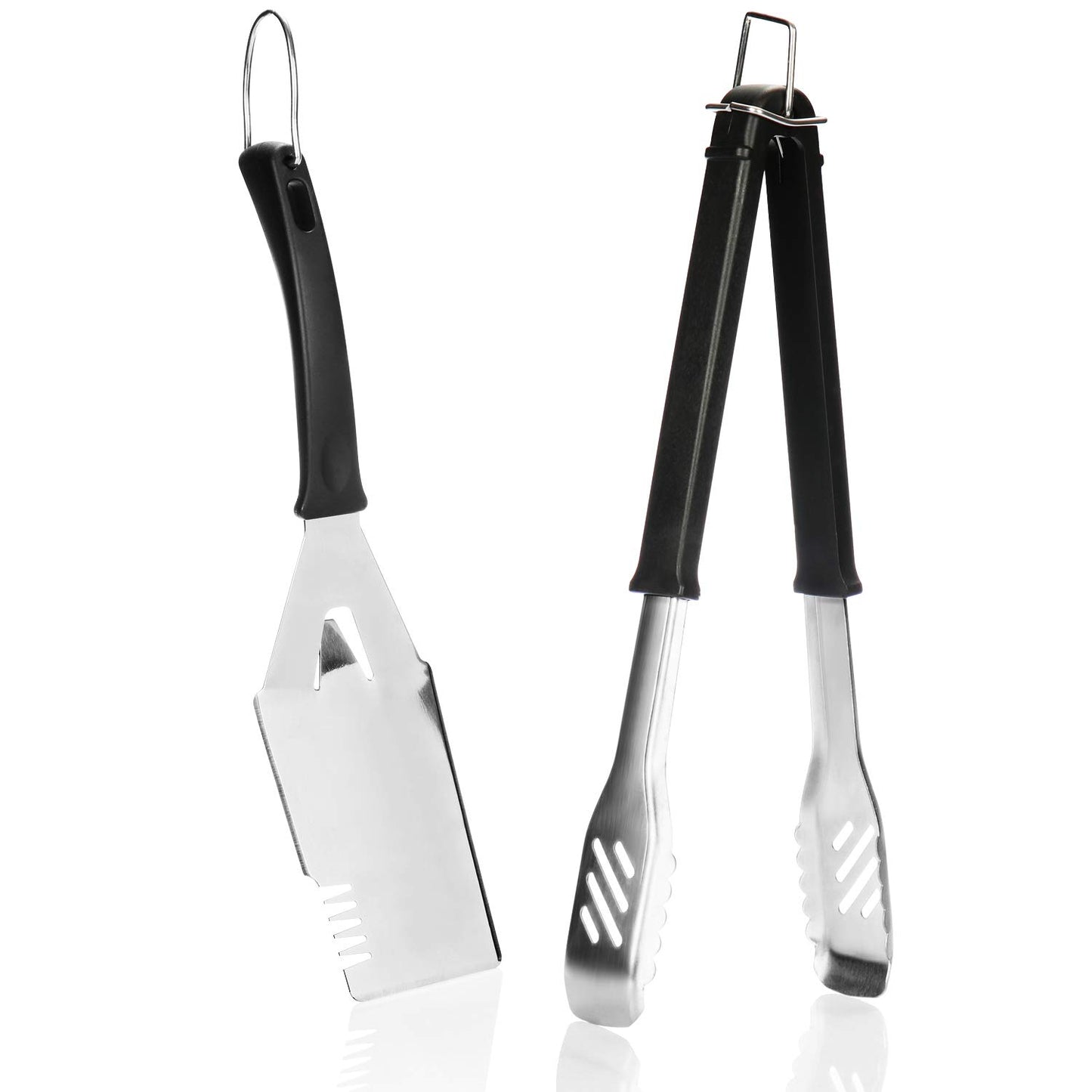 Grillbesteck-Set, 2-tlg. - Grillzange + Wender
