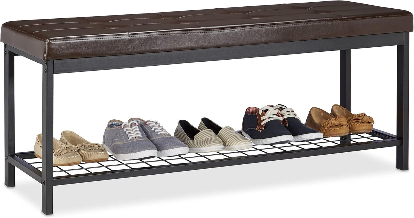 Schuhbank Cal, Braun