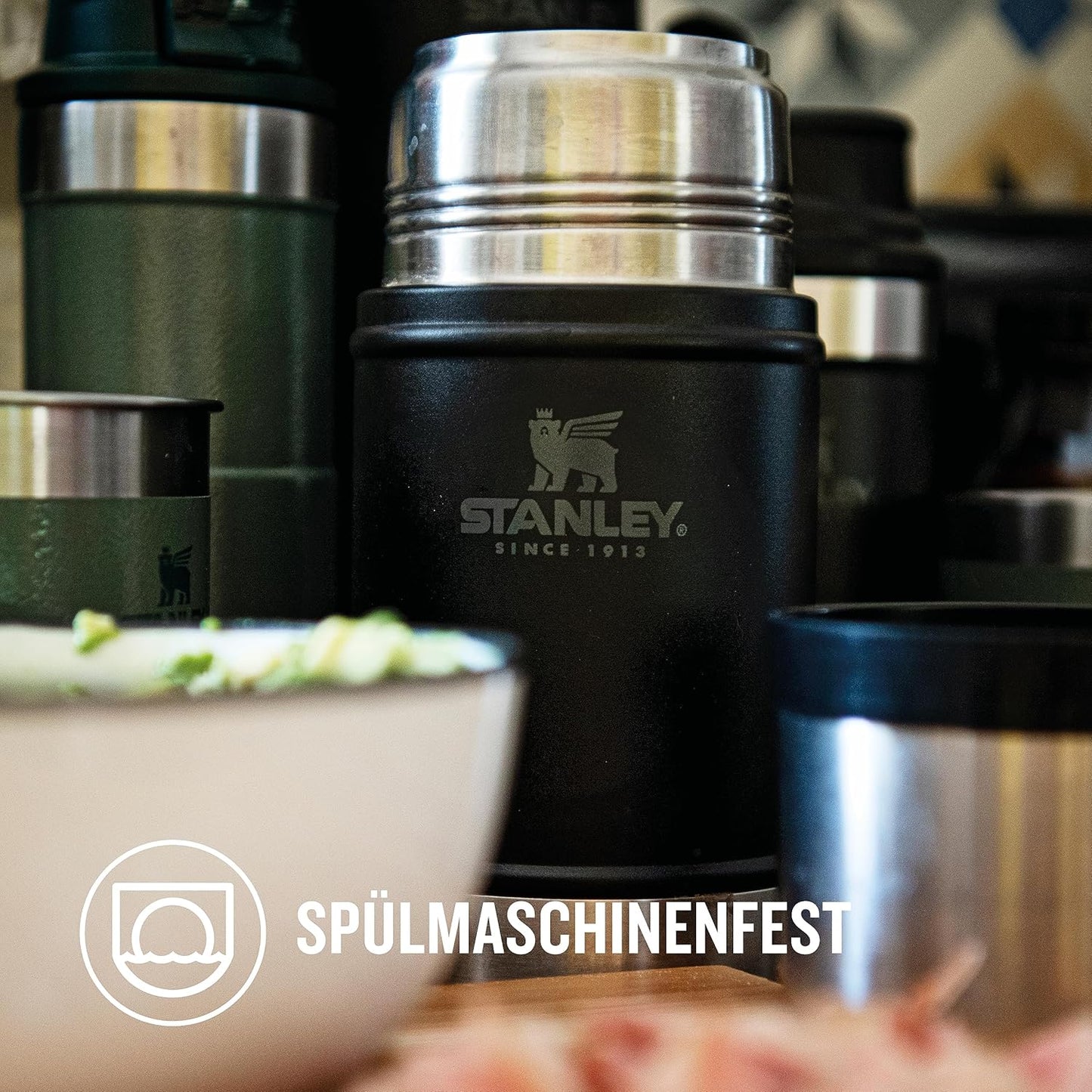 Thermobehälter für Essen, 0.94L / Matte Black