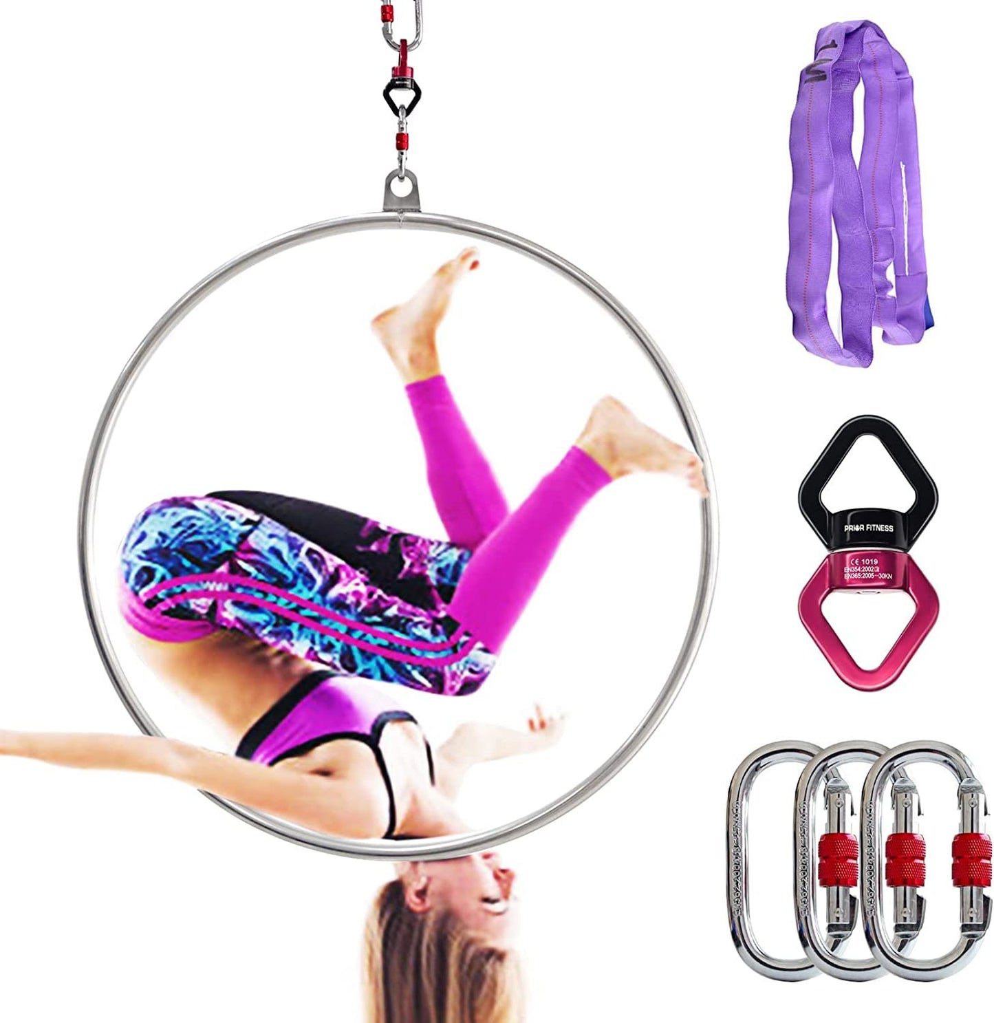 Aerial Hoop Set, Luftring 1 Punkt 85 (1-Punkt Aufhängung)