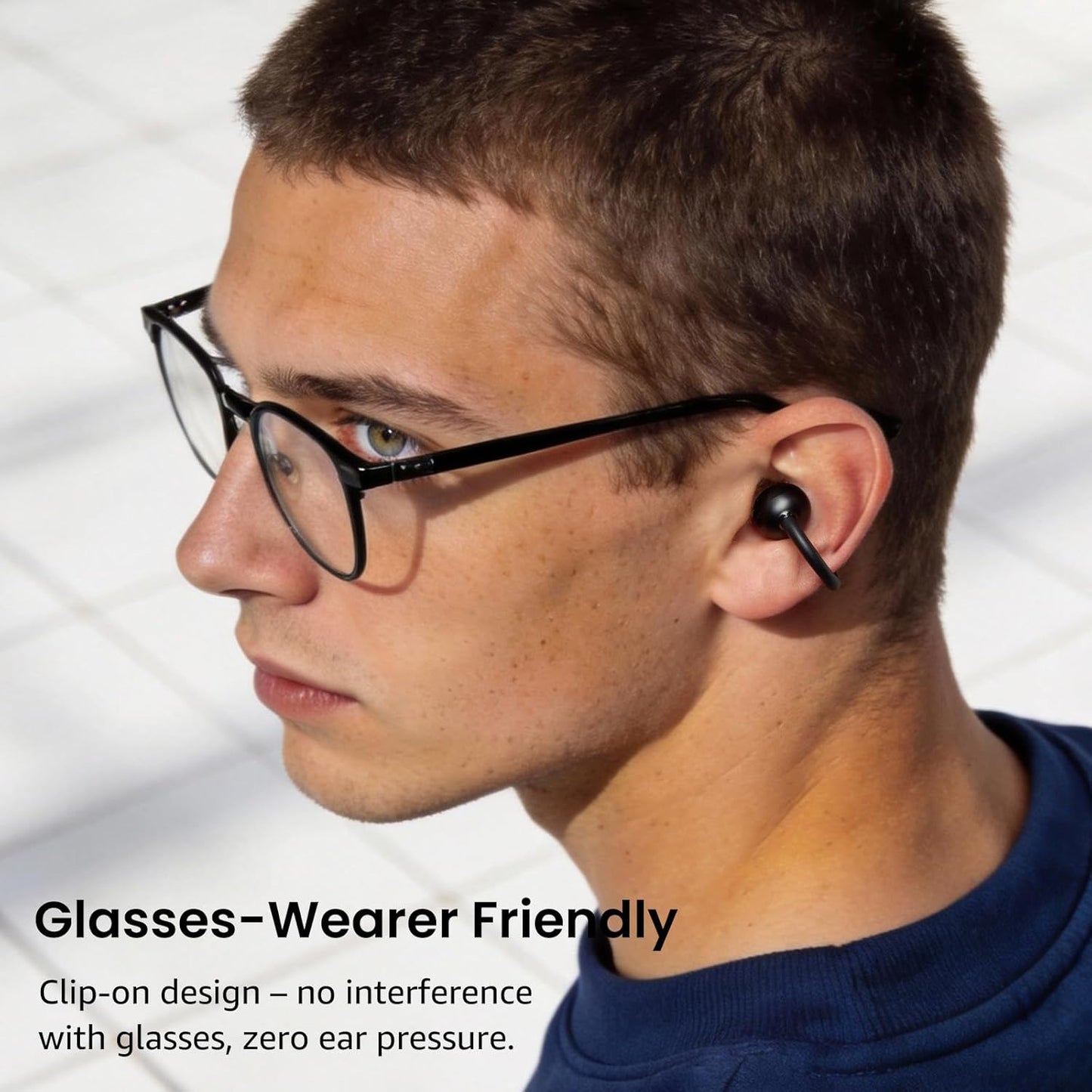 Kabellose Bluetooth 5.4-Kopfhörer mit personalisierbarem EQs, Dunkel Schwarz