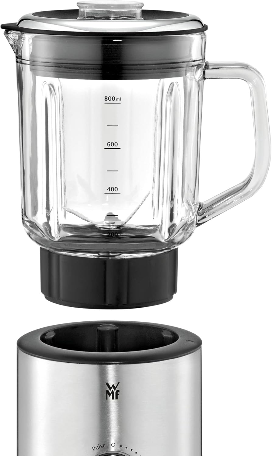 KÜCHENminis Standmixer mit Glasbehälter, Edelstahl Matt
