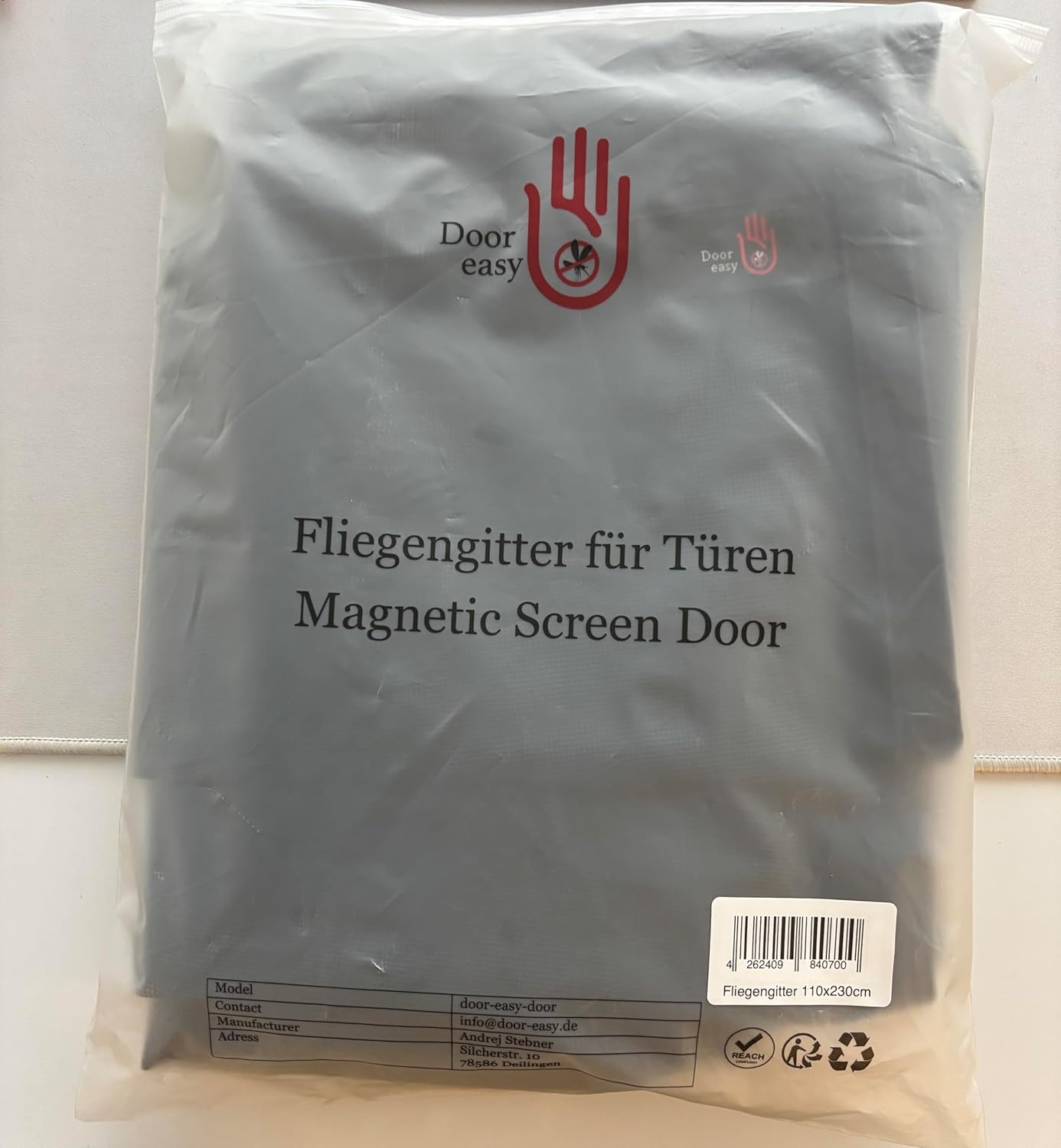 Magnetvorhang Insektenschutz für Türen (100x230 cm), 100 x 230
