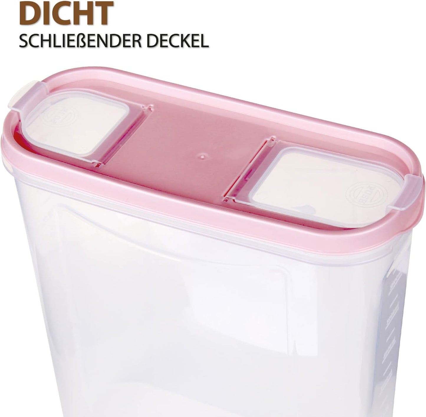 6er- Pack Müslispender-Set, Altrose 6 x 4,5 Liter ( 6 Stück )