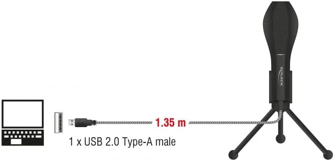 USB Kondensator Mikrofon mit Tischständer