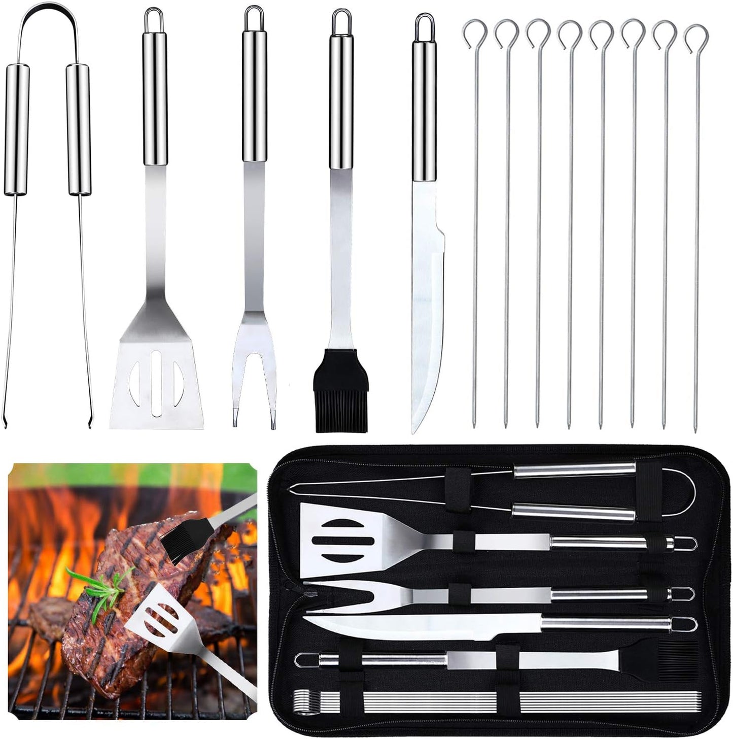 Grillwerkzeug-Set, 13pcs