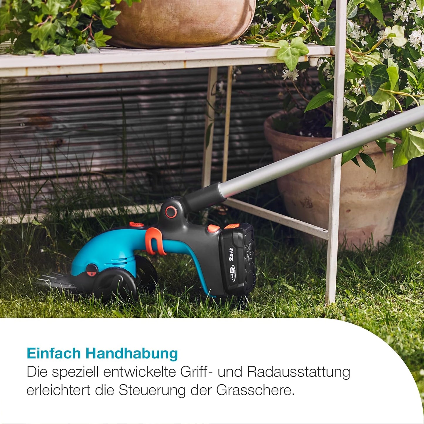 Akku-Grasscheren-Set PowerCut