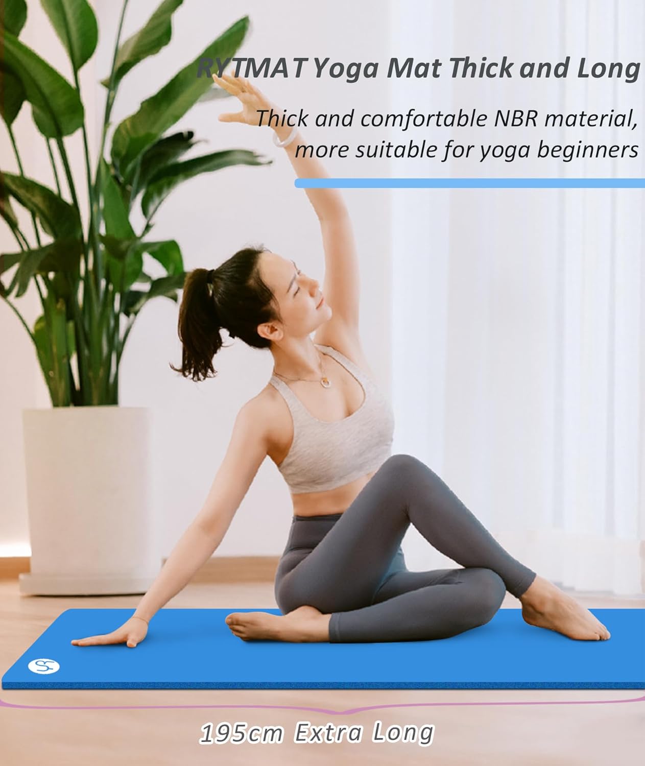 Yogamatte, A Blau(195*61*2cm)