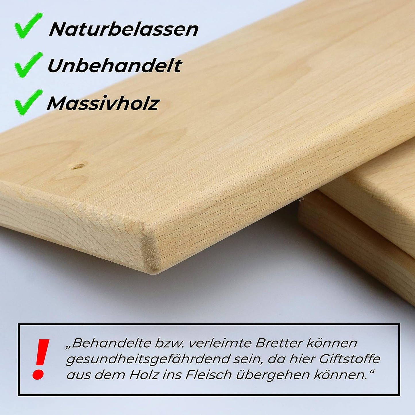 Flammlachsbrett mit Edelstahl-Halterung, 55cm - 1er Set [Feuerschale]