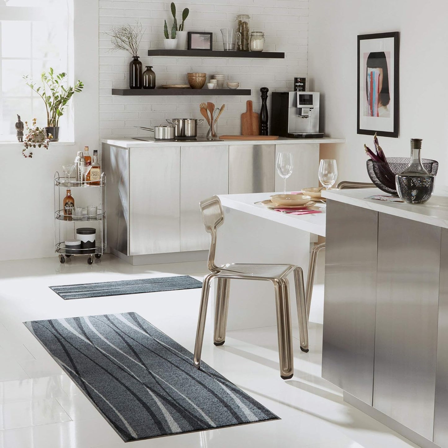 Schmutzfangmatte Mayen, 40 x 100 cm, Grau 40x100 cm