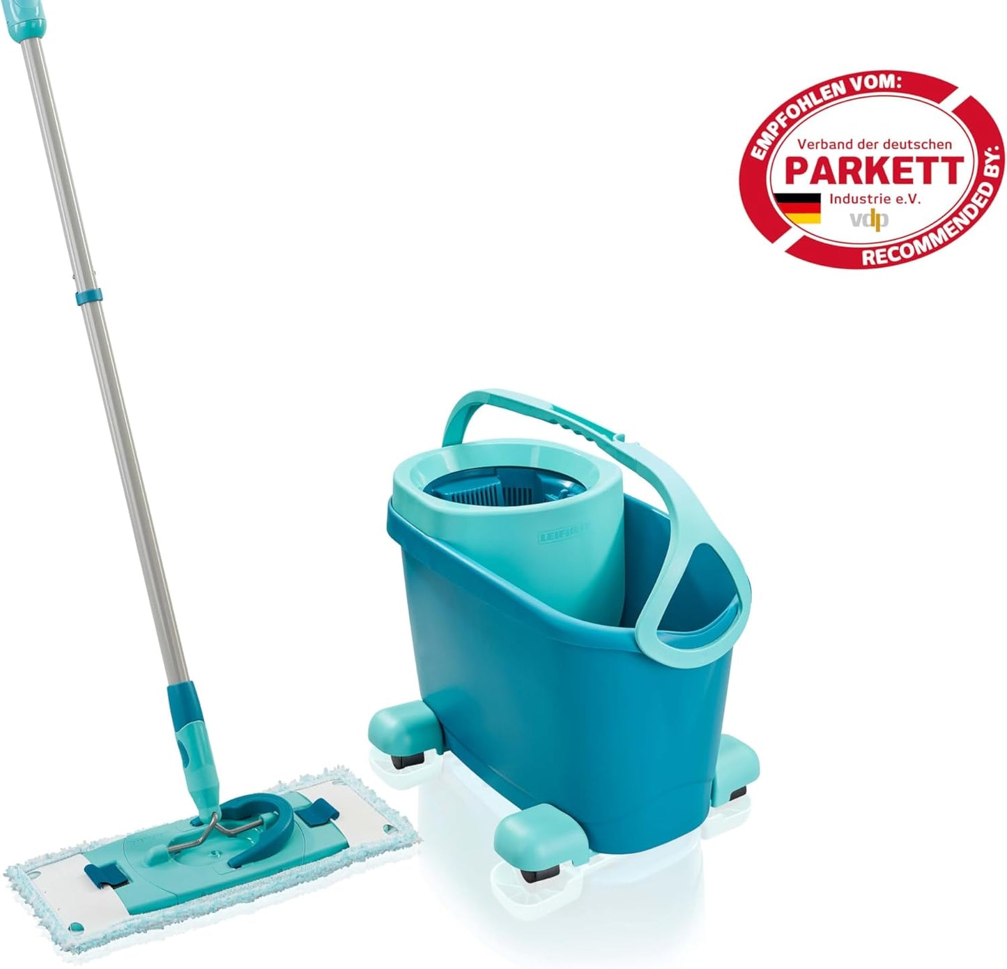 Flachwischer-Set Clean Twist, Eco Verpackung Set Clean Twist M Ergo 2.0 mit Rollen