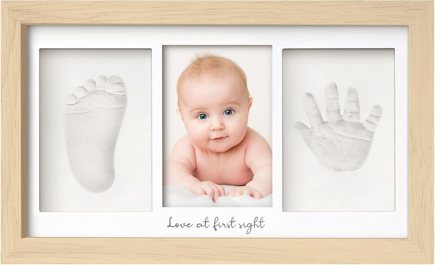 Hand- und Fussabdruck-Set, 33x20cm, Ash Wood Duo, 33cm x 20cm