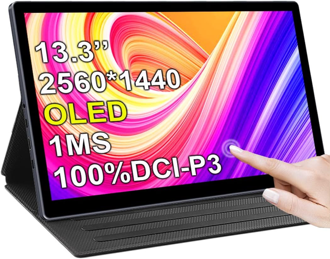OLED Touchscreen-Monitor 13.3'', 2K OLED Touch