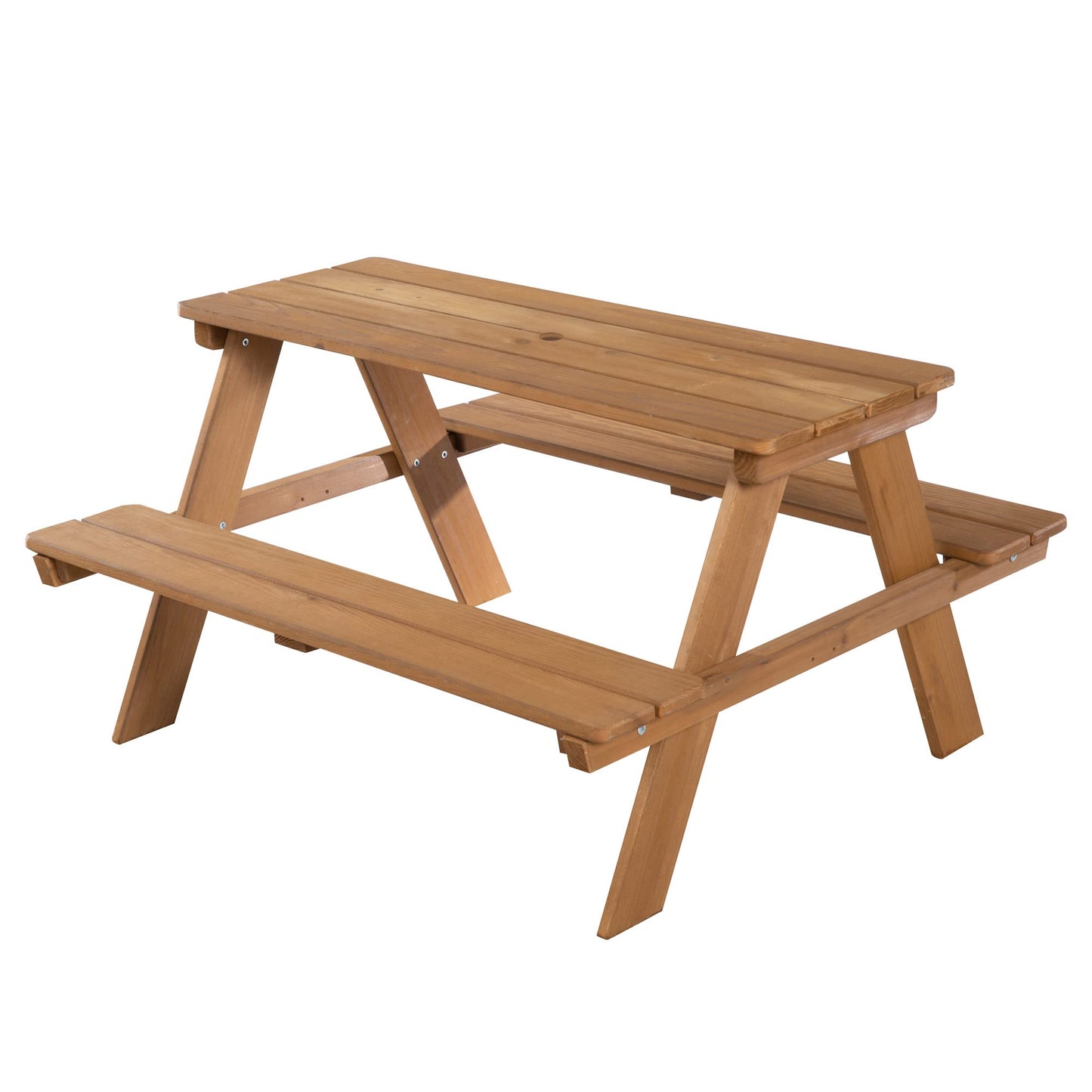Kinder Outdoor Sitzgruppe aus Massivholz (4 Plätze), Teak Bank einzeln