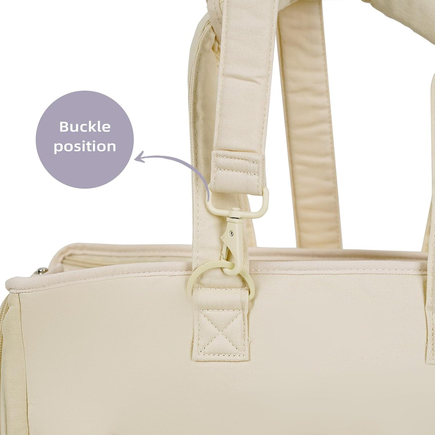 Schultergurte für Haustiertransporter, Beige
