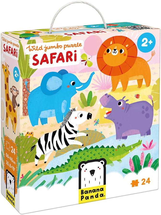 Wild Jumbo Puzzle Safari – 24-tlg.