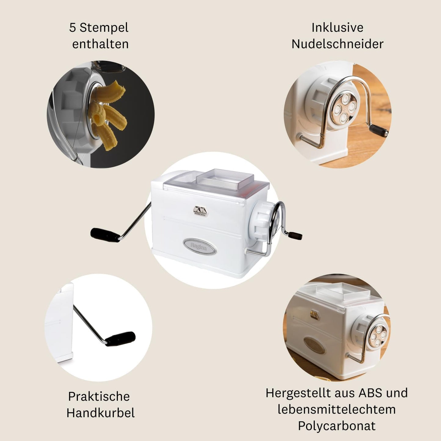 RE17-Regina Nudelmaschine für hausgemachte Pasta