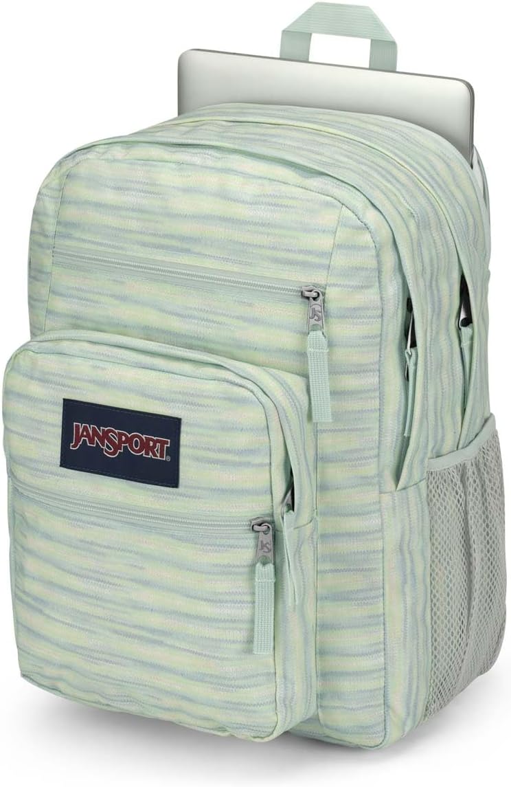 Grosser Rucksack mit 15-Zoll Laptopfach, 70s Space Dye Fresh Mint
