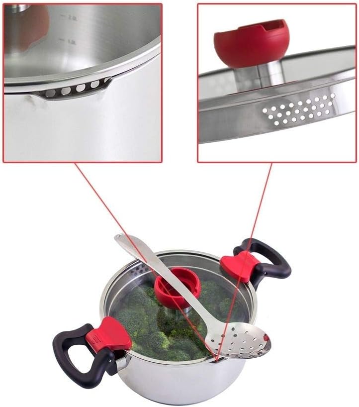 Kochtopf-Set Nelo mit Abgiesshilfe (9-teilig), 9-teilig
