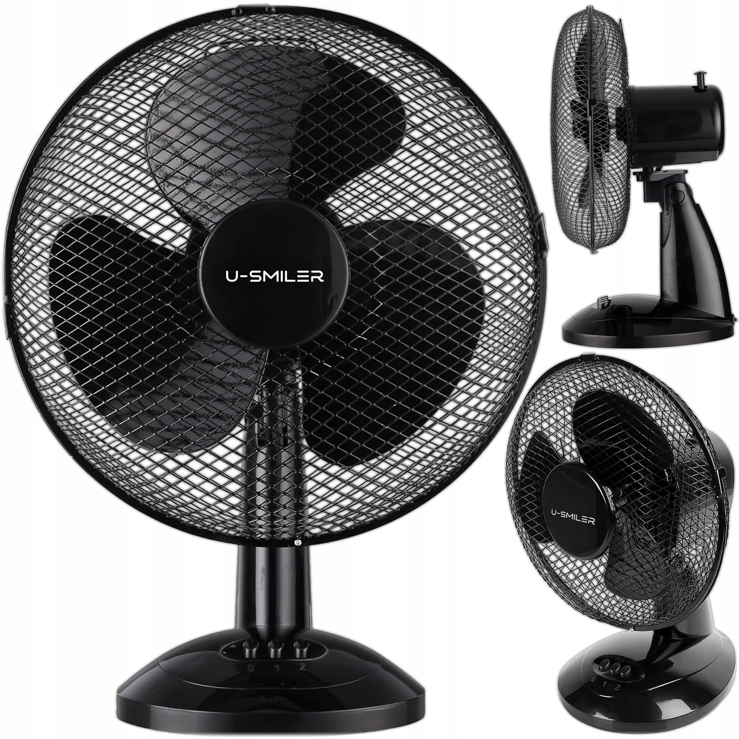 Leiser Tischventilator mit Oszillation