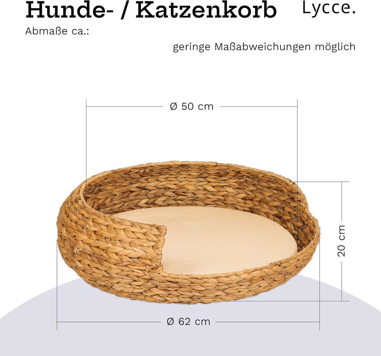 Hunde- & Katzenbett Opal, Größe 3