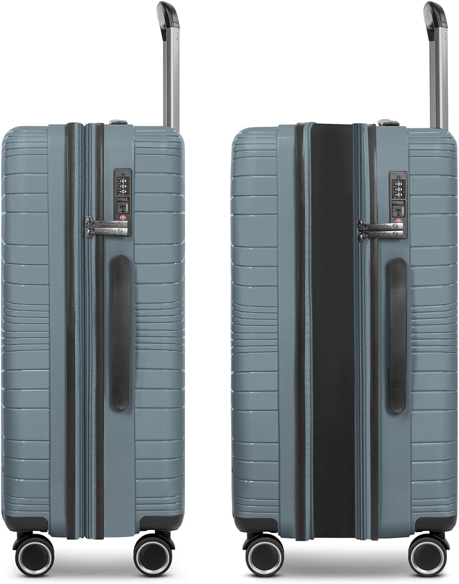 Hartschalen-Trolley, Grey Koffer M (65 cm) erweiterbar