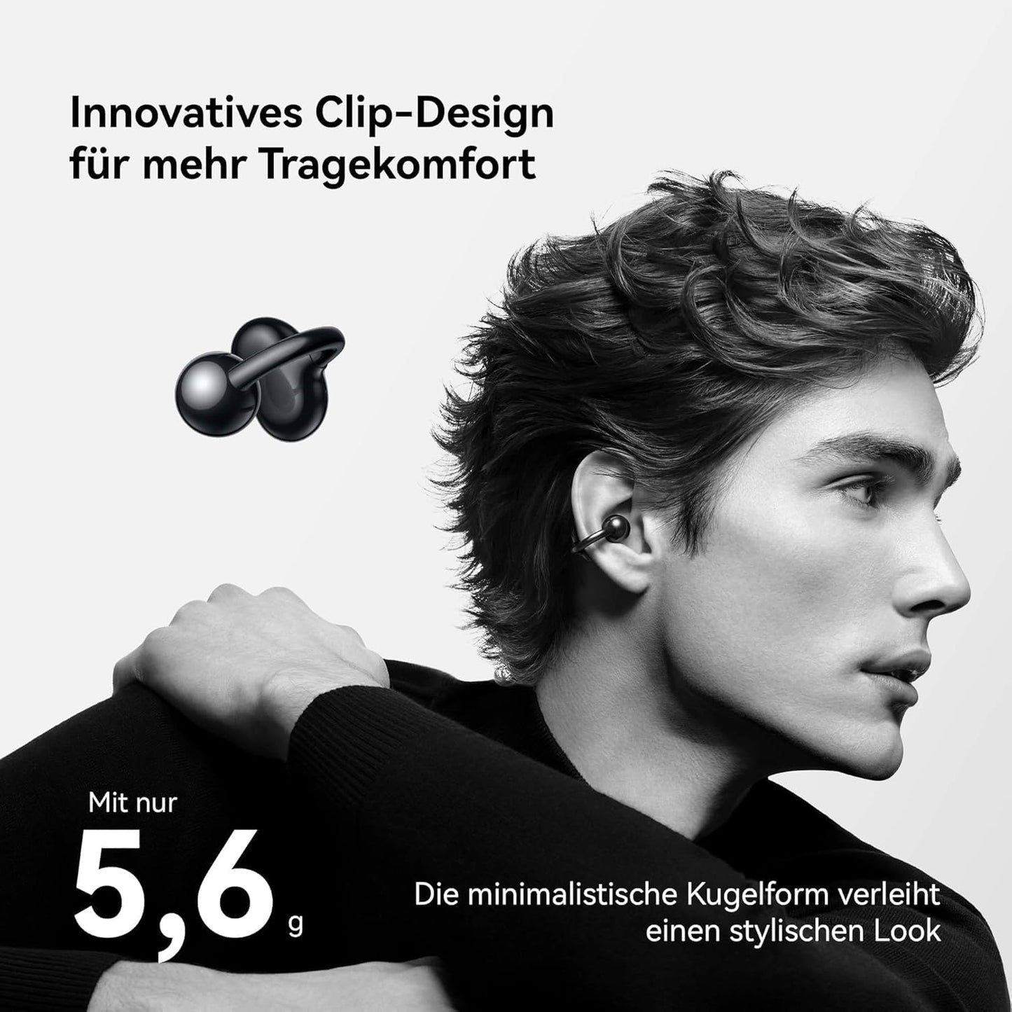 FreeClip mit KI-Hintergrundgeräuschunterdrückung, HUAWEI FreeClip Lila