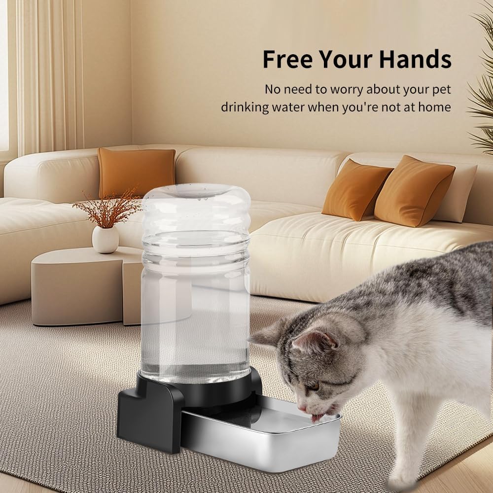 Automatischer Hundewasserspender, 7.2L+Matte