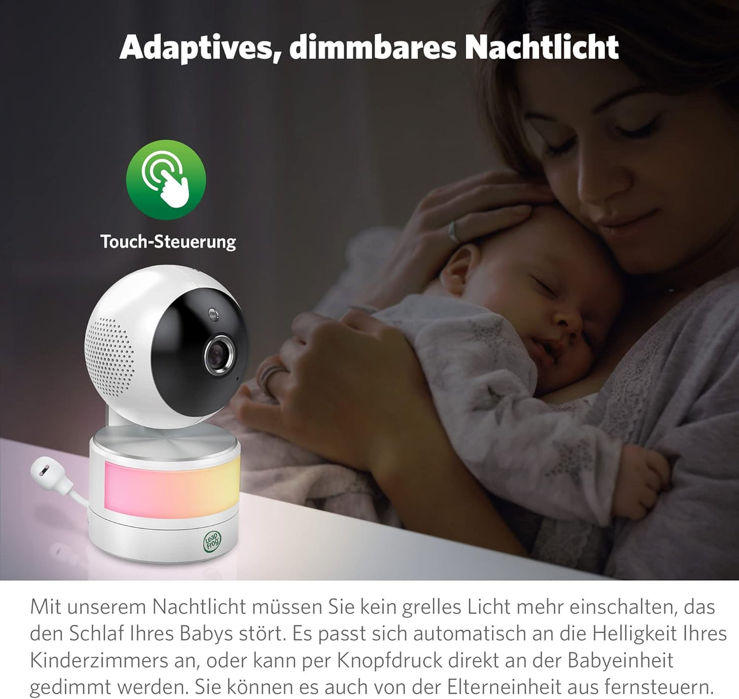 LF915HD Baby Monitor mit Kamera, 360° Pan-Tilt, 5" HD Display, LF915 5"HD Video