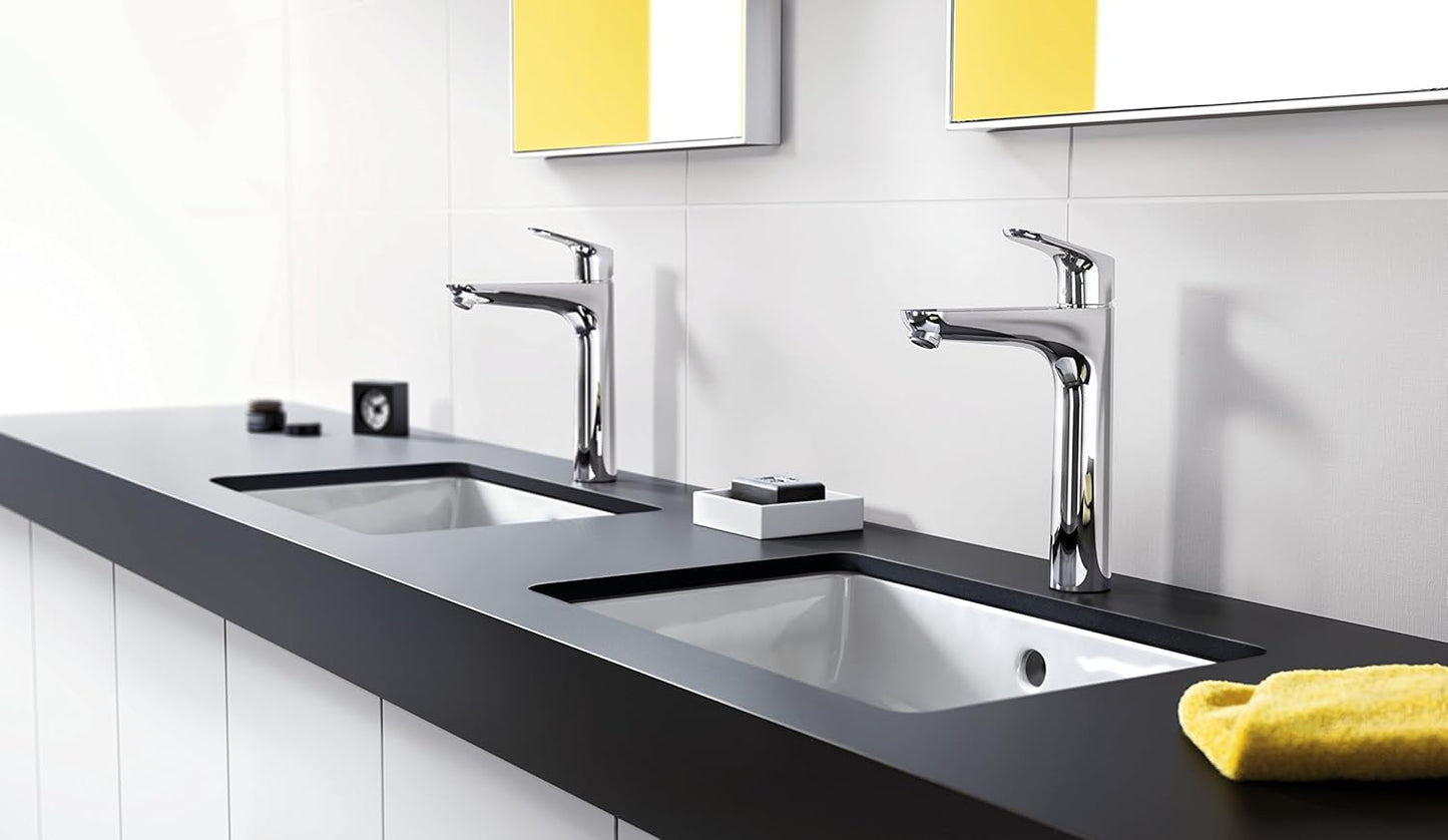 Wasserhahn Focus mit Zugstangen-Ablaufgarnitur